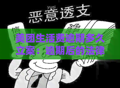 美团生活费逾期多久立案：逾期后的法律诉讼时长与可能的起诉