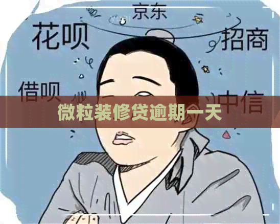 微粒装修贷逾期一天