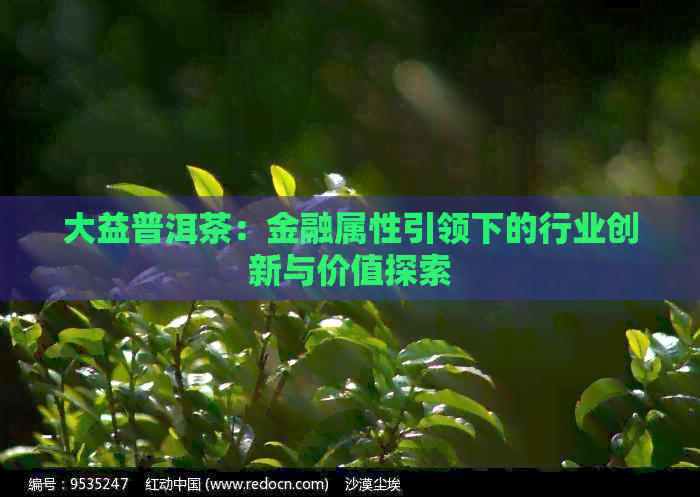 大益普洱茶：金融属性引领下的行业创新与价值探索