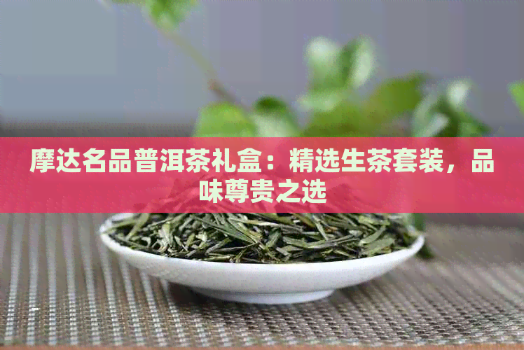 摩达名品普洱茶礼盒：精选生茶套装，品味尊贵之选