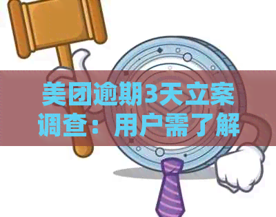 美团逾期3天立案调查：用户需了解的详细流程和可能后果