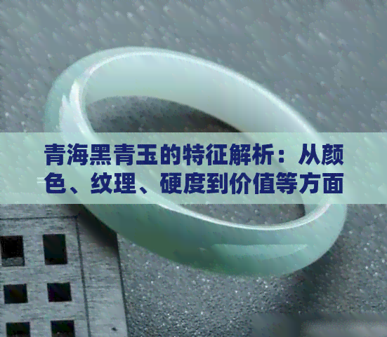 青海黑青玉的特征解析：从颜色、纹理、硬度到价值等方面的全面了解