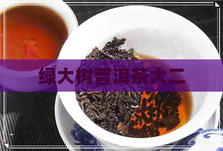 绿大树普洱茶大二