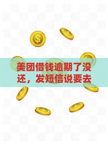 美团借钱逾期了没还，发短信说要去我户当地调查我