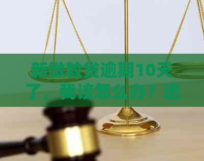 新微粒贷逾期10天了，我该怎么办？逾期后果、解决方案及逾期利息一览