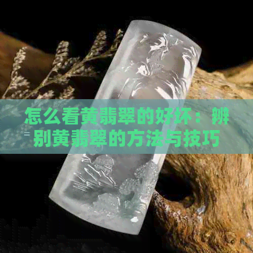 怎么看黄翡翠的好坏：辨别黄翡翠的方法与技巧