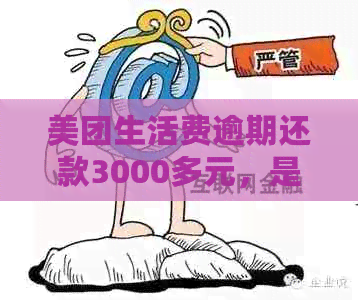 美团生活费逾期还款3000多元，是否会面临法律诉讼？如何解决逾期问题？