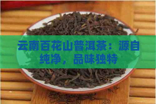 云南百花山普洱茶：源自纯净，品味独特