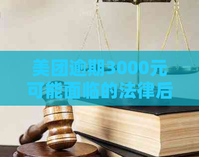 美团逾期3000元可能面临的法律后果：起诉、信用记录影响等详细解答