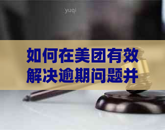 如何在美团有效解决逾期问题并与客服进行协商沟通？