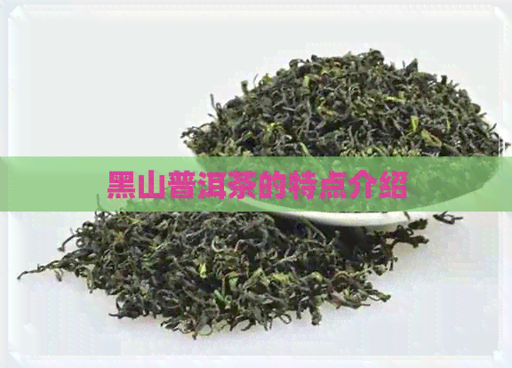 黑山普洱茶的特点介绍