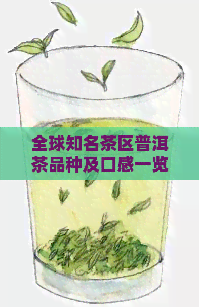 全球知名茶区普洱茶品种及口感一览，哪里的普洱茶更受欢迎？