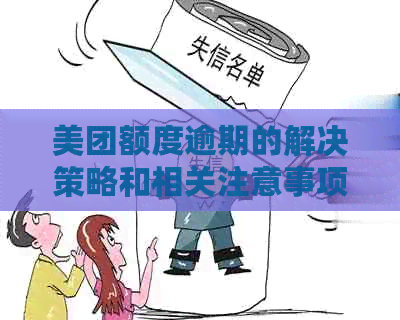 美团额度逾期的解决策略和相关注意事项，让你轻松应对账单烦恼