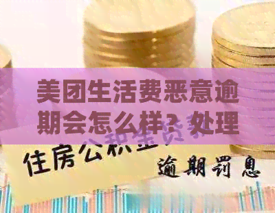 美团生活费恶意逾期会怎么样？处理流程、立案时长及是否被起诉全解析。