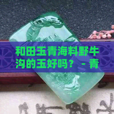 和田玉青海料野牛沟的玉好吗？ - 青海野牛沟玉的特征与价格