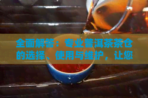 全面解答：专业普洱茶茶仓的选择、使用与维护，让您轻松拥有高品质普洱茶