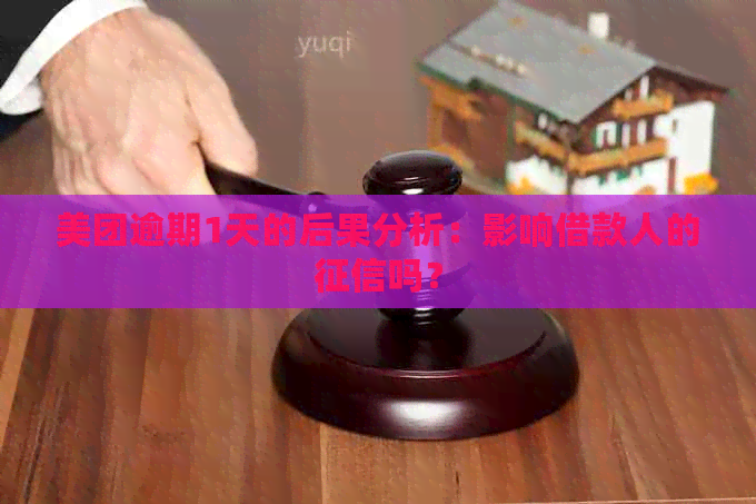 美团逾期1天的后果分析：影响借款人的吗？