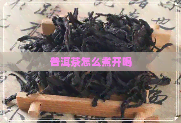 普洱茶怎么煮开喝