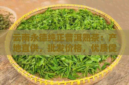 云南永德纯正普洱熟茶：产地直供，批发价格，优质促销活动
