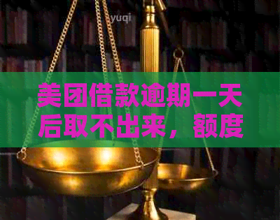 美团借款逾期一天后取不出来，额度多久能恢复使用？还款时间是关键！