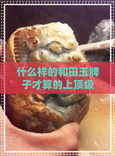 什么样的和田玉牌子才算的上顶级