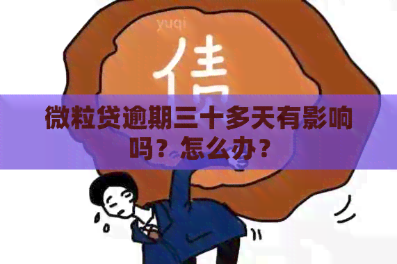 微粒贷逾期三十多天有影响吗？怎么办？