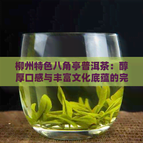 柳州特色八角亭普洱茶：醇厚口感与丰富文化底蕴的完美融合