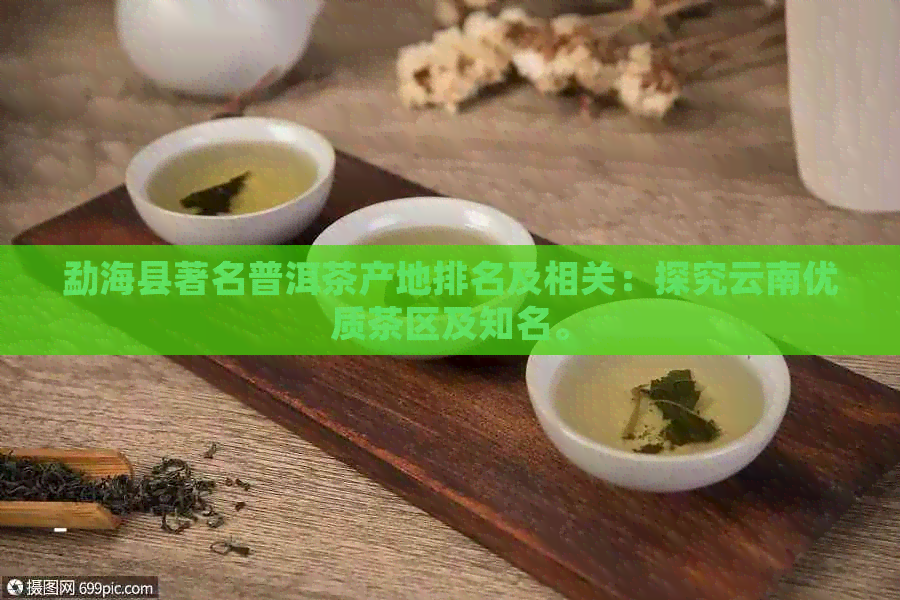 勐海县著名普洱茶产地排名及相关：探究云南优质茶区及知名。