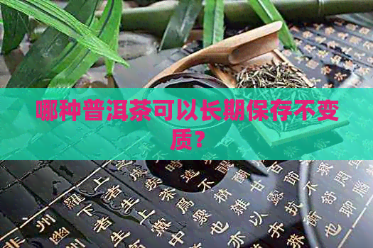 哪种普洱茶可以长期保存不变质？