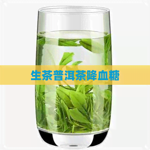 生茶普洱茶降血糖