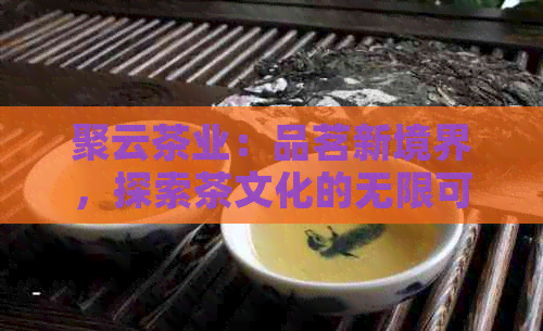 聚云茶业：品茗新境界，探索茶文化的无限可能