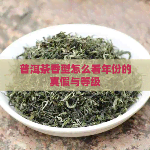 普洱茶香型怎么看年份的真假与等级