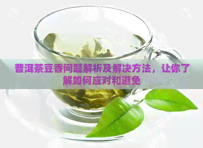 普洱茶豆香问题解析及解决方法，让你了解如何应对和避免