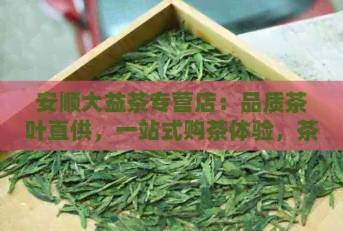 安顺大益茶专营店：品质茶叶直供，一站式购茶体验，茶叶品鉴与泡法教程