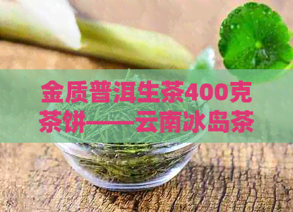 金质普洱生茶400克茶饼——云南冰岛茶的精选价格与货源