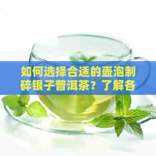 如何选择合适的壶泡制碎银子普洱茶？了解各种壶型和泡茶技巧