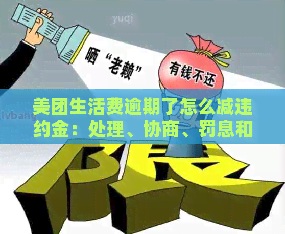 美团生活费逾期了怎么减违约金：处理、协商、罚息和宽限期全解析