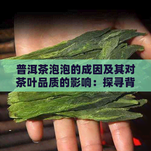 普洱茶泡泡的成因及其对茶叶品质的影响：探寻背后的科学原理