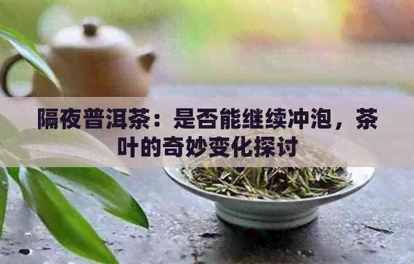 隔夜普洱茶：是否能继续冲泡，茶叶的奇妙变化探讨