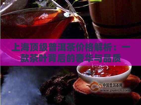 上海顶级普洱茶价格解析：一款茶叶背后的奢华与品质