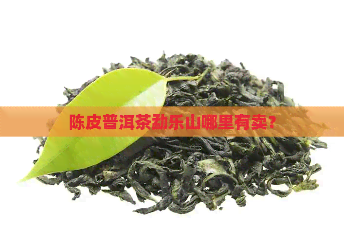 陈皮普洱茶勐乐山哪里有卖？