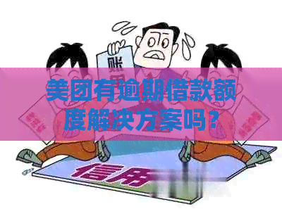 美团有逾期借款额度解决方案吗？