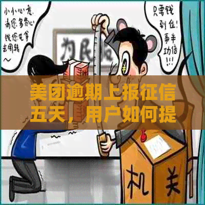 美团逾期上报五天，用户如何提出异议并解决相关问题？