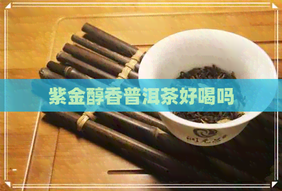 紫金醇香普洱茶好喝吗