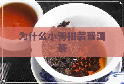 为什么小青柑装普洱茶