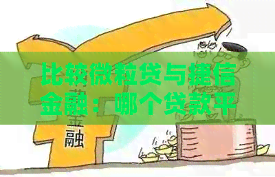 比较微粒贷与捷信金融：哪个贷款平台的手续费和还款期限更优？