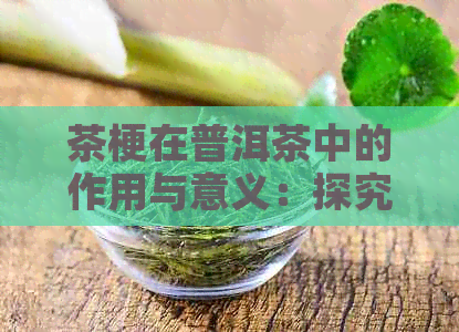 茶梗在普洱茶中的作用与意义：探究茶文化中的奇妙构造