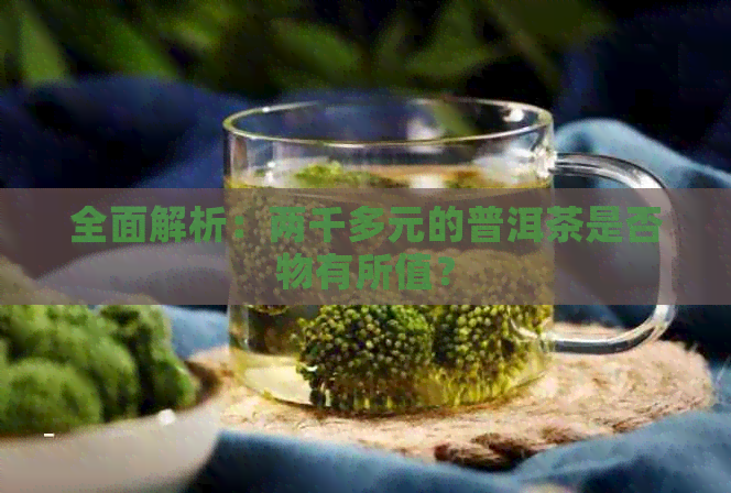 全面解析：两千多元的普洱茶是否物有所值？