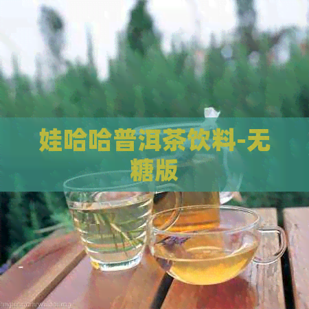 娃哈哈普洱茶饮料-无糖版