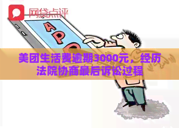 美团生活费逾期3000元，经历法院协商最后诉讼过程